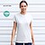T-Shirt Mulher Branca Seiyo 100% Algodão Ring Spun, Single Jersey 160 g/ m2 21179 - imagem 4