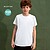 T-Shirt Criança Branca Seiyo 100% Algodão Ring Spun, Single Jersey 160 g/ m2 21180 - imagem 4