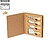 Set Queijos Kubin Madeira/ Aço Inox 4 Peças 20595 - imagem 5