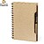 Caderno Mecony Cartão Reciclado Bloco 80 Folhas. 25 Notas Adesivas 9 x 9 cm. 100 Mini Notas Adesivas 2 x 9 cm. Esferográfica Cartão Reciclado Incluída 20962 - imagem 5