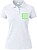 Polo Mulher Branco Charles 100% Algodão Ring Spun, Piqué 180 g/ m2 22342 - imagem 7