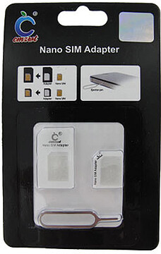 Cmzwt Nano SIM Card Multi Adaptor - white