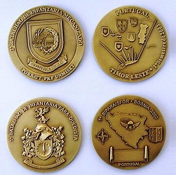 Medalhas Comemorativa de metal 80mm : Cor: Bronze ( sem estojo )