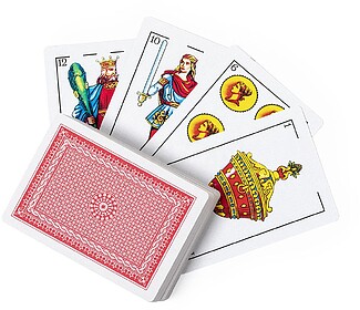 Baralho Espanhol Tute Papel Laminado 50 Cartas S/T
