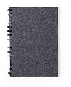 Caderno Idina Cartão Reciclado Capa Rígida. 80 Folhas PRET...