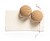 Set Bolas Tuduk Cortiça Natural 2 Peças. Bolsa Algodão Incluída 1251 - imagem 1