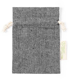 Saco Dratinix 100% Algodão Reciclado 120 g/ m2 PRETO S/T