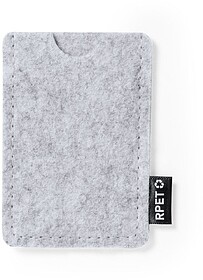 Porta-Cartões Habirok Feltro RPET 1 Compartimento GRAY S/T