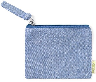 Porta-Moedas Fontix 100% Algodão Reciclado AZUL S/T