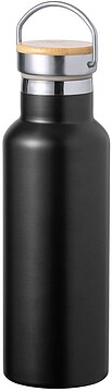 Garrafa Térmica Naxel Aço Inoxidável/ Bambu 500 ml 1936