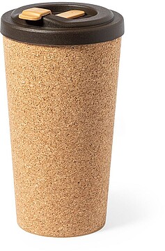 Copo Térmico Borio Cortiça Natural/ PP 500 ml 2715