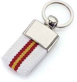 Porta-Chaves Vinger Metal/ Poliéster BRANCO S/T