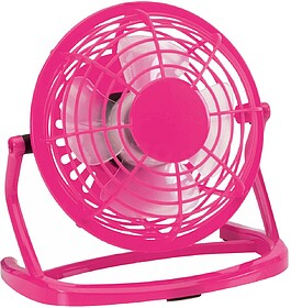 Mini Ventilador Miclox Conexão USB. Cabo Incluído FUCSIA S...