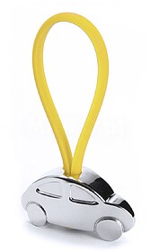 Porta-Chaves Rizet Metal/ Silicone AMARELO S/T