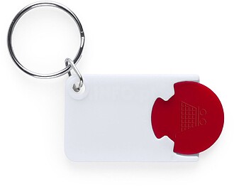 Porta-Chaves Moeda Zabax VERMELHO S/T