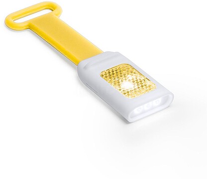 Lanterna Plaup Silicone 4 Leds. 2 Posições de Luz. Pilhas Botão Incluídas 4678