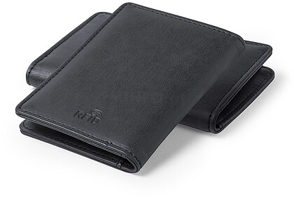 Porta-Cartões Brigit PU Protetor RFID. 8 Compartimentos 5221