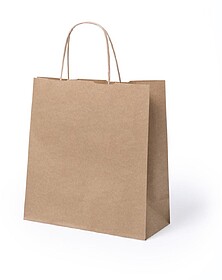 Saco Asa Torcida Kraft 22x23x11 : 100g/m2 Cention