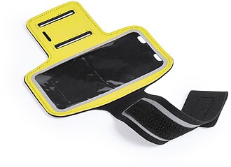 Bracelete Kelan PU Ecrã Tátil. Reflectante AMARELO S/T