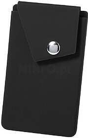 Estojo Suporte Lepol Silicone Adesivo PRETO S/T