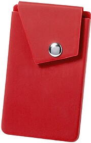 Estojo Suporte Lepol Silicone Adesivo VERMELHO S/T
