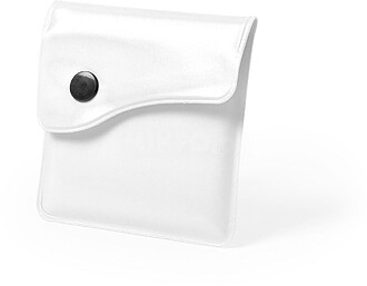 Cinzeiro de Bolso Berko PVC/ Alumínio BRANCO S/T