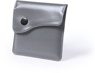 Cinzeiro de Bolso Berko PVC/ Alumínio CHAPEADO S/T