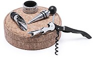 Set Vinhos Bribal Cortiça Natural 4 Acessórios 6098