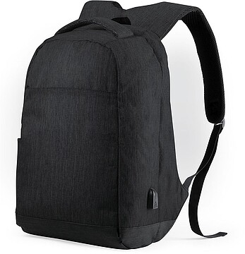 Mochila Anti-Roubo Vectom Poliéster 300D Conexão USB. Bolso Acolchoado para Portátil e Tablet. Parte Traseira e Alças Acolchoadas 6220