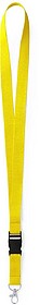 Lanyard Kunel Poliéster AMARELO S/T