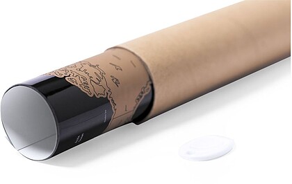 Mapa Palsy Papel Laminado Raspador Incluído 6590
