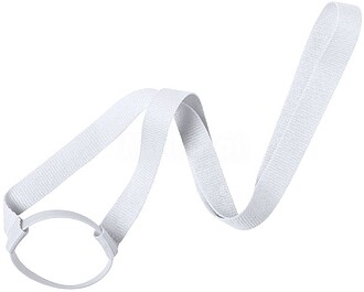Lanyard Suporte de Copo Frinly Poliéster/ Silicone BRANCO S...