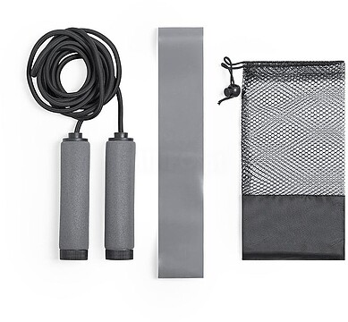 Set Fitness Zhiax TPE/ EVA 2 Peças. Corda Elástica Resistência Média 6790