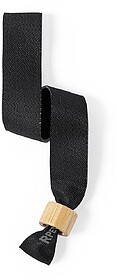 Pulseira Broch Poliéster RPET/ Bambu Ajustável. Fecho Segu...