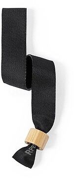Pulseira Broch Poliéster RPET/ Bambu Ajustável. Fecho Segurança 6973