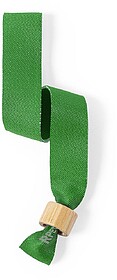 Pulseira Broch Poliéster RPET/ Bambu Ajustável. Fecho Segu...