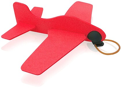 Avião Barón EVA Placa: 17 x 13,5 x 0,3 cm. Aviao: 12,7 x 4 x 15 cm 9670