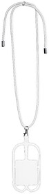 Lanyard Sebly Silicone/ Poliéster BRANCO S/T