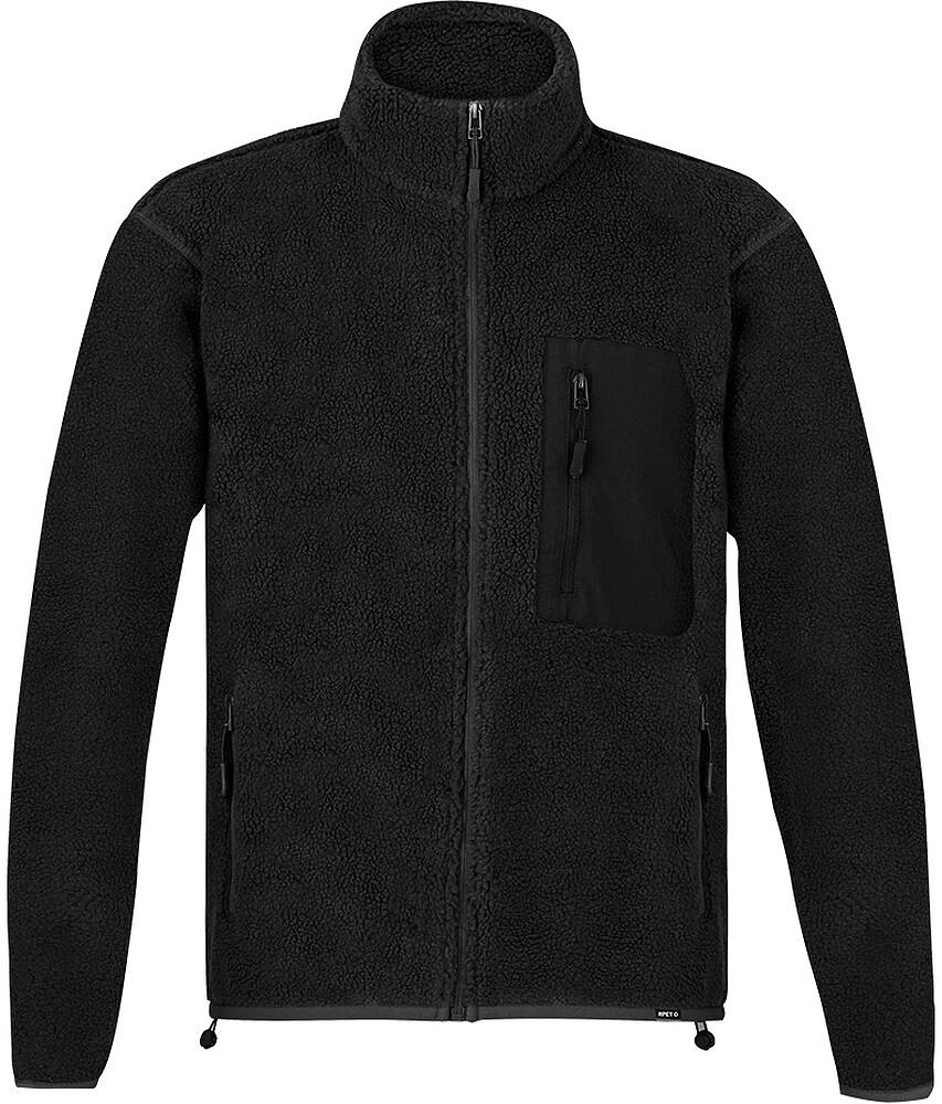 Casaco Killian Exterior: Poliéster RPET/ Sherpa. Interior: Micropolar 450 g/ m2 Tratamento Anti-Pilling 20175