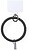 Pulseira Suporte Naomi Silicone 20242 - imagem 1