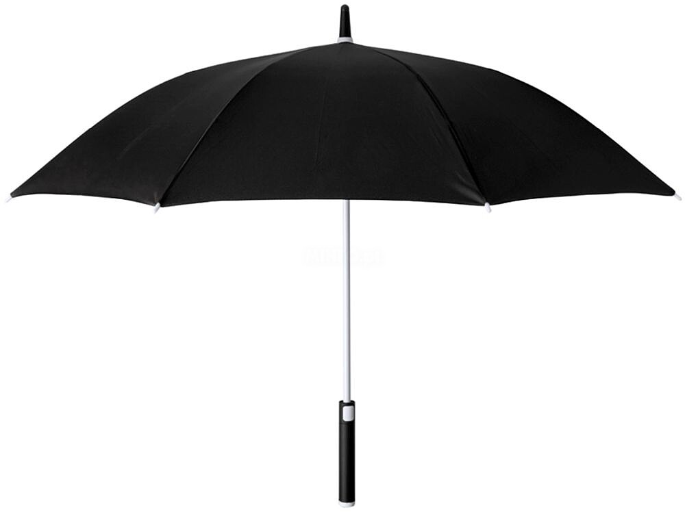 Chapéu de Chuva Wolver Pongee 190T RPET. Varas Fibra de Vidro ’23". Automático. Sistema Anti-Vento’ 20344