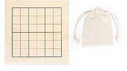 Jogo Habilidade Sudokids MDF 36 Peças. Bolsa Algodão 20397