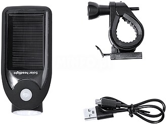 Luz de Segurança Bicicleta Kups 1 Led. Carregamento Solar. ...