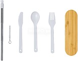 Set Talheres Milner PP/ Bambu 5 Peças 20615
