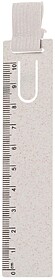 Régua Marcador de Livro Loiza Palha de Trigo/ ABS 10 cm NAT...