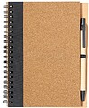 Caderno Gienah Cortiça 80 Folhas. Esferográfica Cartão Reciclado Incluída 20959