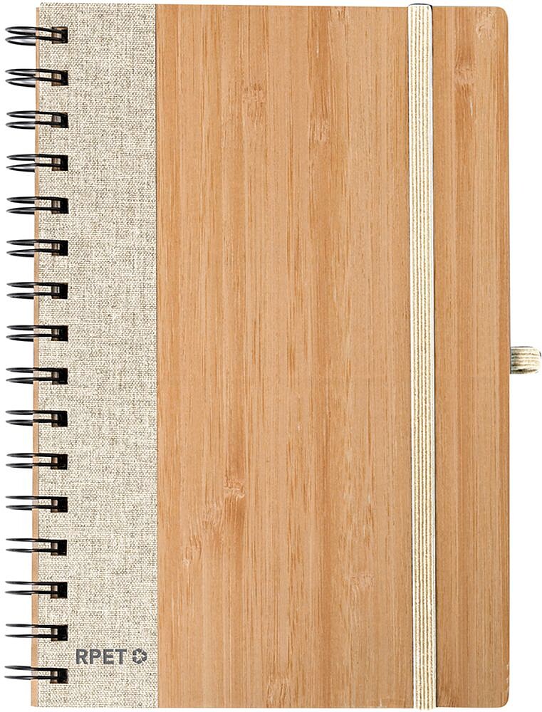 Caderno Gasmon Bambu/ Poliéster RPET Capa Rígida. 80 Folhas 20961