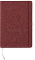 Bloco de Notas Renolds Poliéster 300D RPET Capa Rígida. 80 Folhas VERMELHO S/T