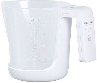 Balança Medidora Plazix PP/ ABS 1 L. Max 5 Kg. Pilha Botão...