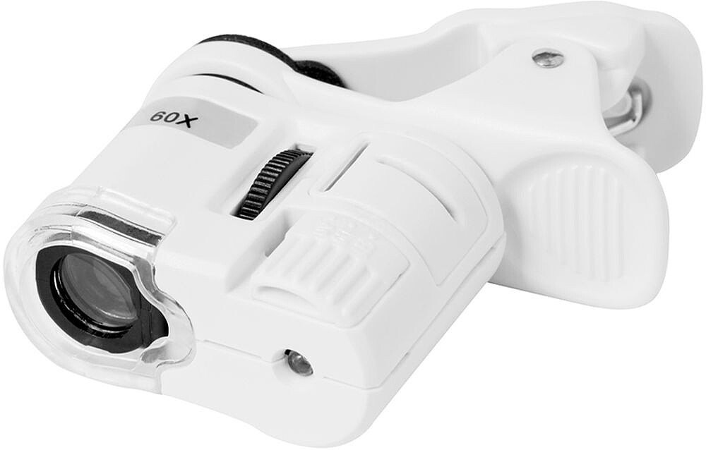 Microscópio Saganix 60X 1 Led. Luz Ultravioleta. Bolsa Poliéster. Pilhas Botão Incluídas 21255